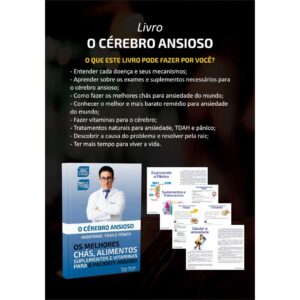 Livro O Cérebro Ansioso Ansiedade Tdah Pânico Tiago Rocha